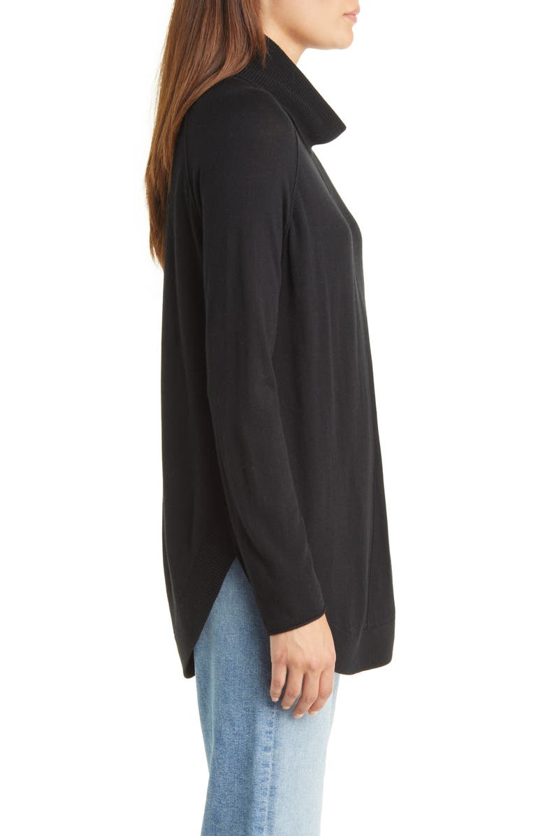 Caslon<sup>®</sup> Turtleneck Tunic Sweater, Alternate, color, 