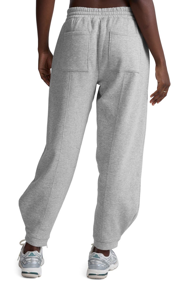 Beyond Yoga LuxeFleece Barrel Leg Sweatpants, Alternate, color, Light Heather Gray