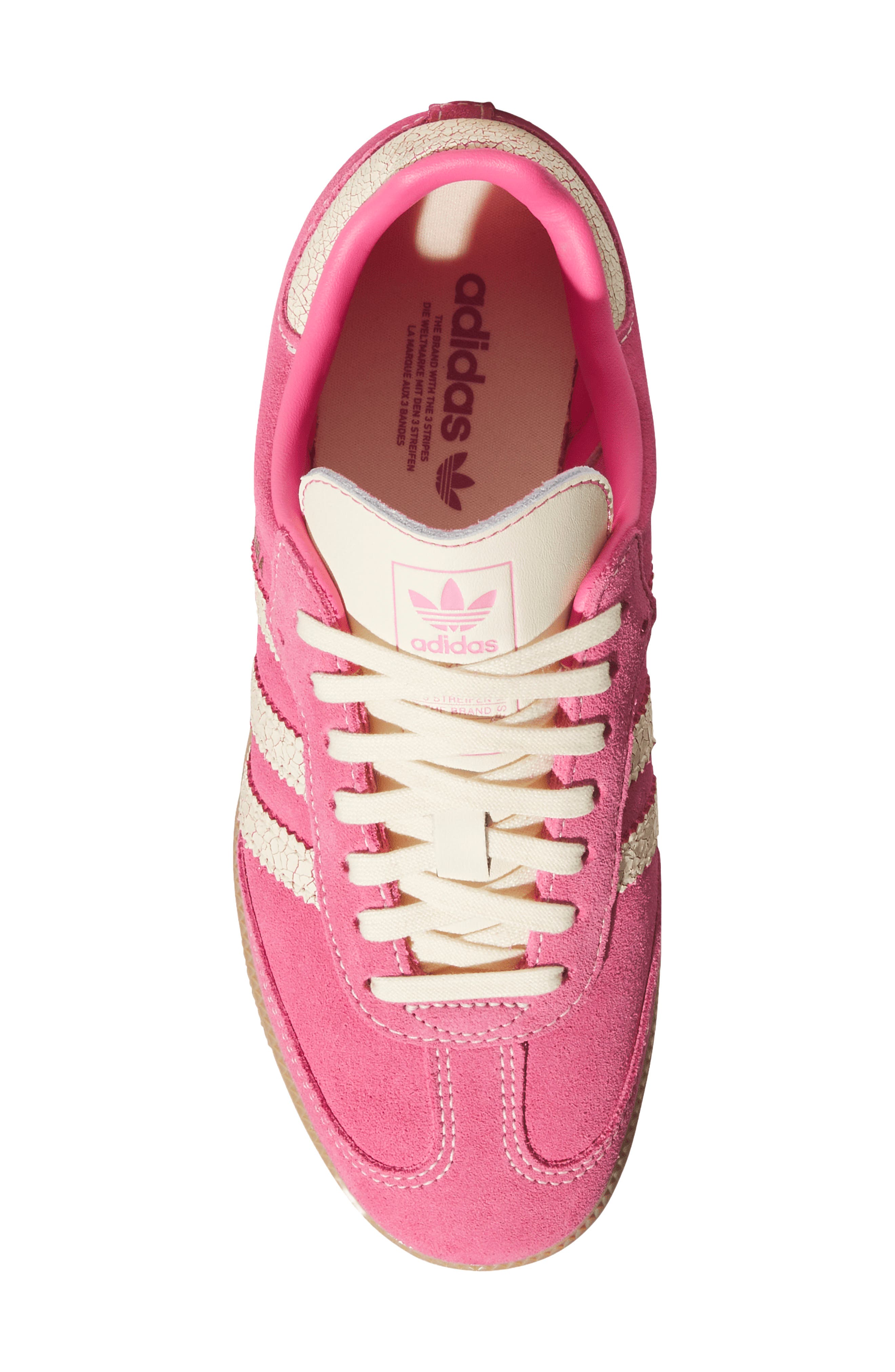 Kids' Samba OG Sneaker, Alternate, color, PINK FUSION/ VANILLA/ GUM