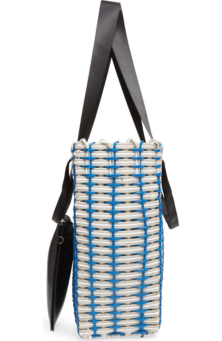 Nordstrom Stripe Woven Tote, Alternate, color,