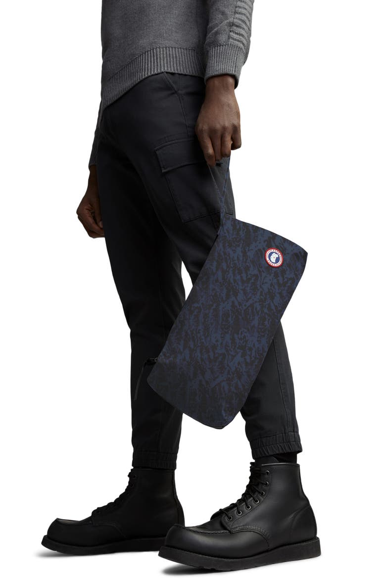 Lodge Slim Fit Packable 750 Fill Power Down Hooded Jacket, Alternate, color, ARL TNDRA NAVY