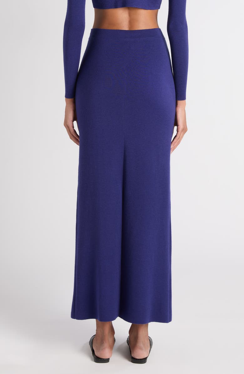 TOM FORD Cashmere Maxi Skirt, Alternate, color, Quarz Blue