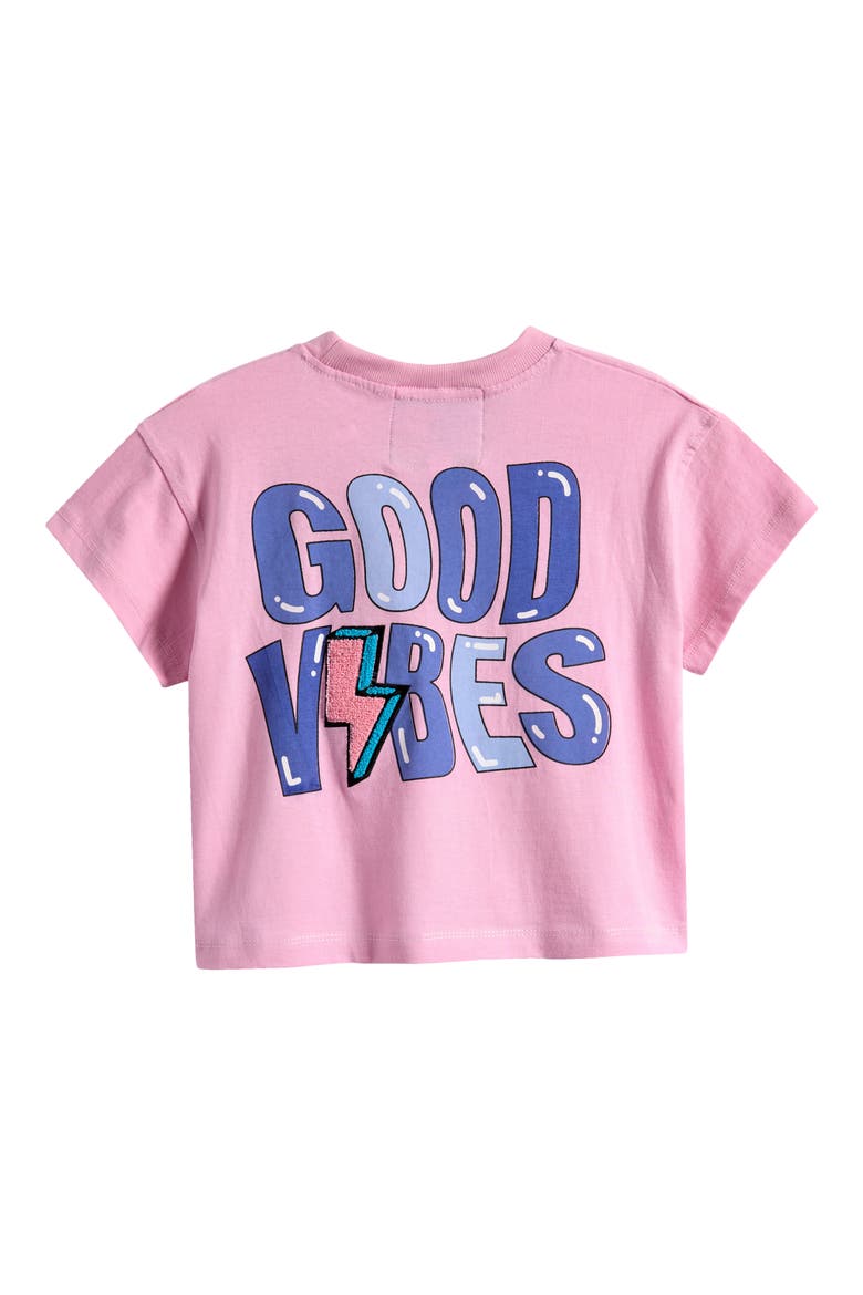 Kids' Good Vibes Graphic T-Shirt, Alternate, color, PIROUETTE