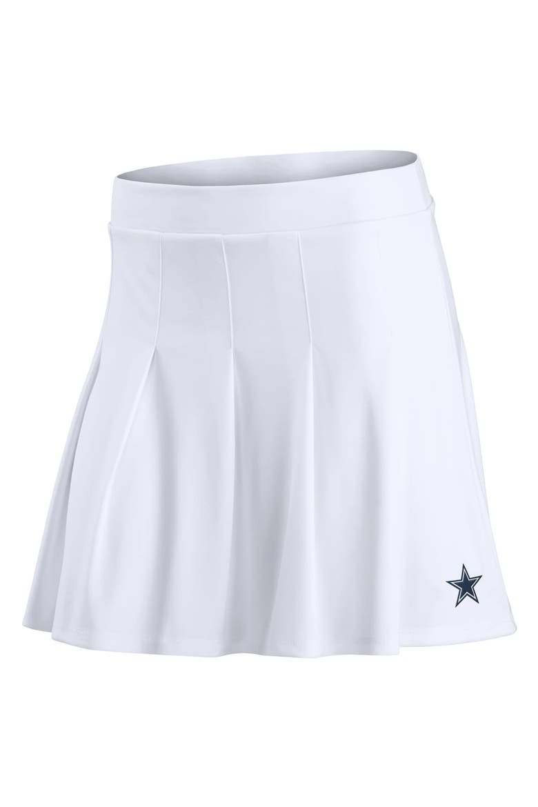 Women's Fanatics White Dallas Cowboys Primary Logo Tennis Skort, Alternate, color, White