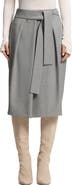 BOSS Vakava Tie Waist Skirt