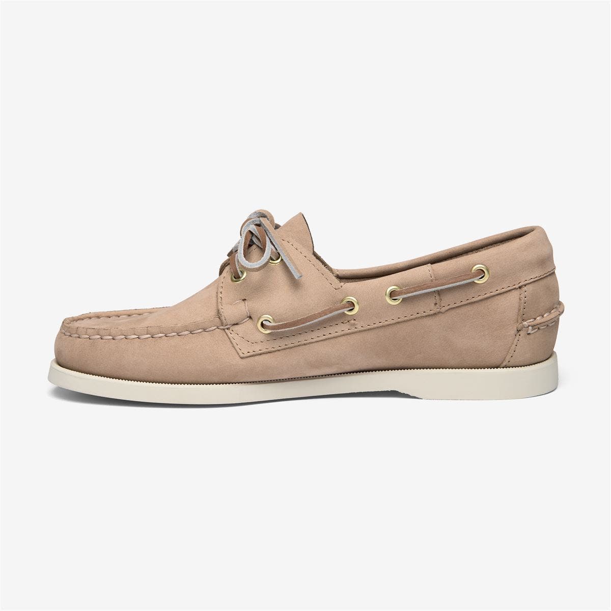 Portland Nubuck Womans Boat Shoes, Alternate, color, Beige Camel