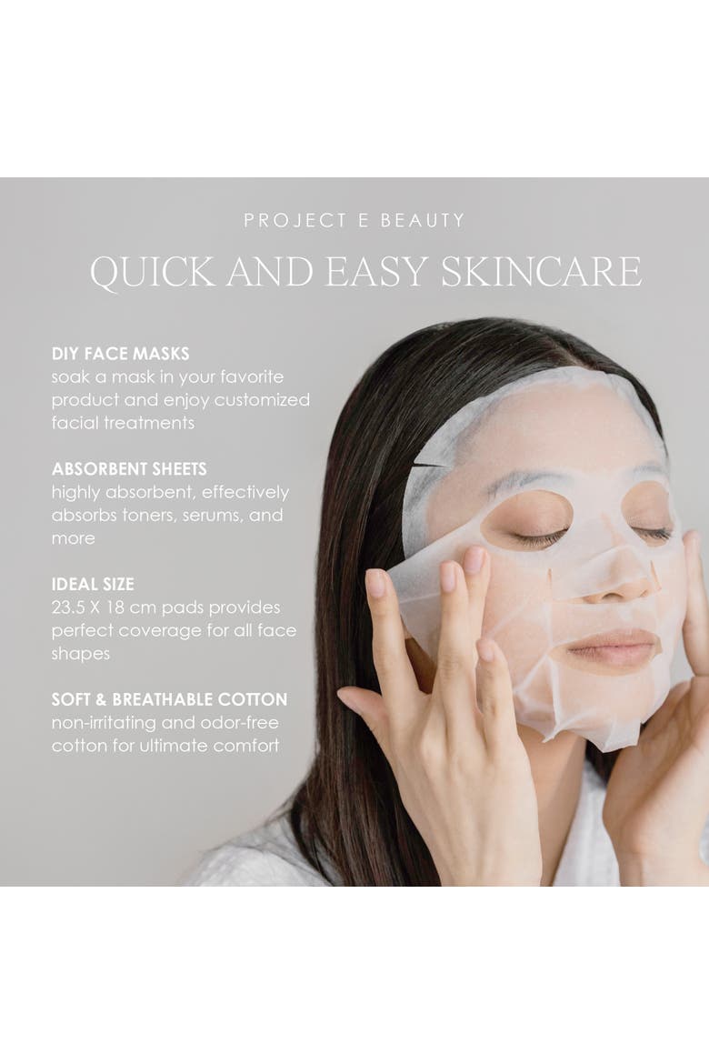 500pcs Disposable Compressed Facial Mask, Alternate, color, White