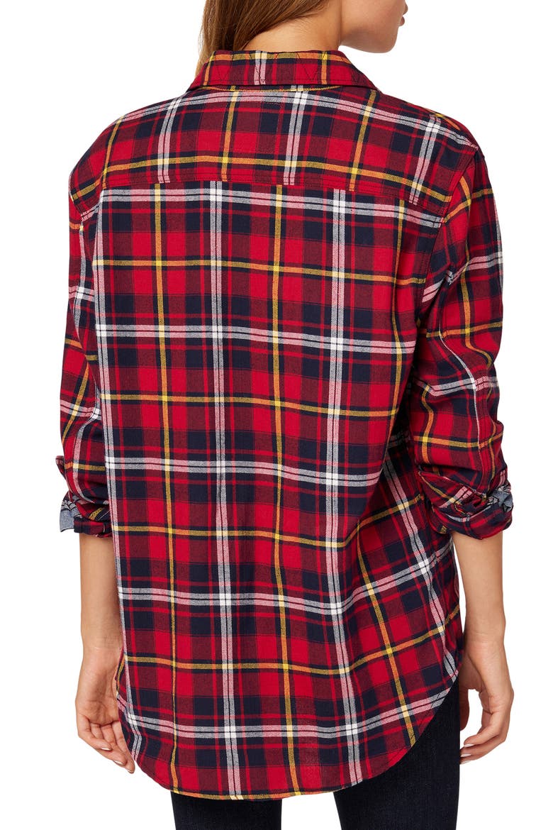 The Shirt, Alternate, color, BRUSHED RED PLAID