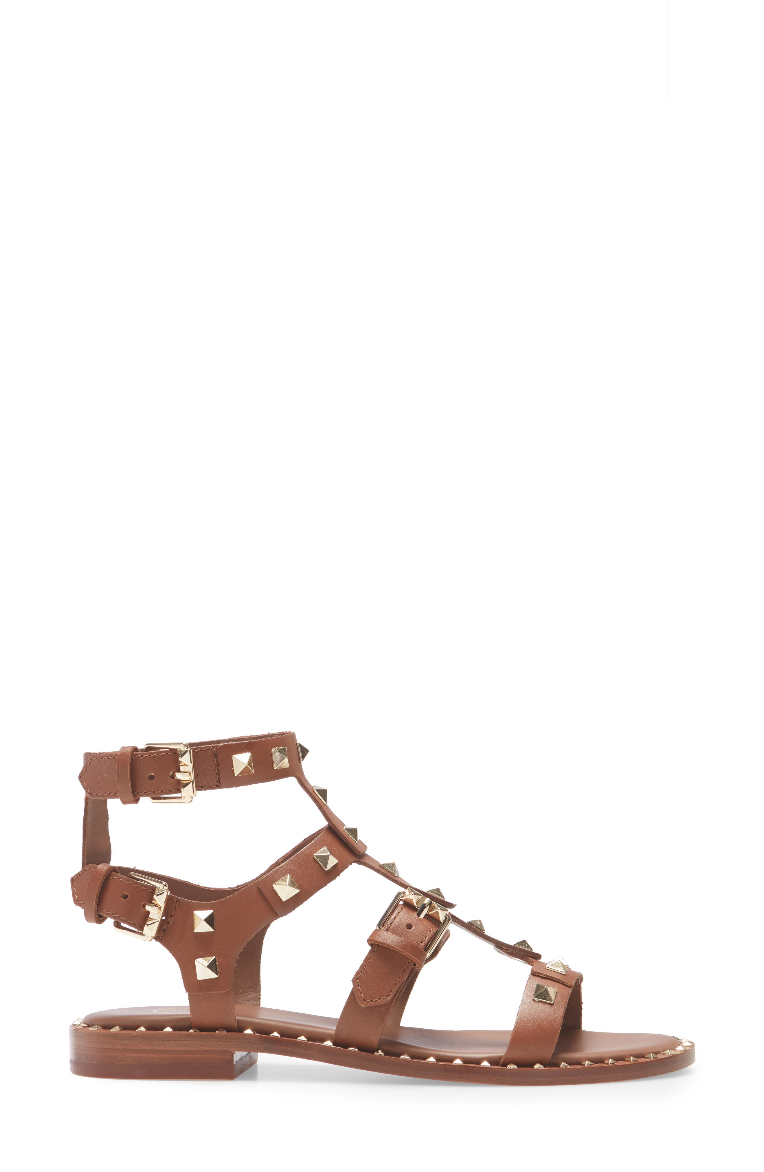 Pacific Studded Strappy Sandal, Alternate, color, SOFT BRASIL CUOCIO