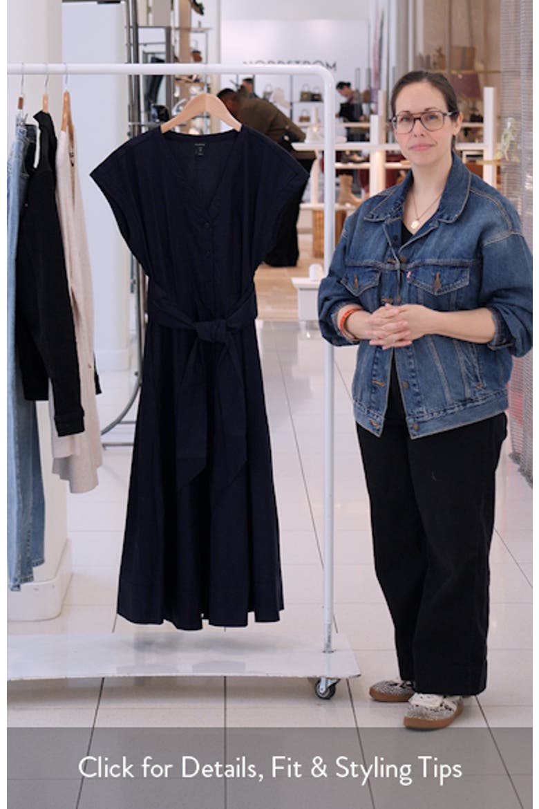 Tie Front A-Line Dress video