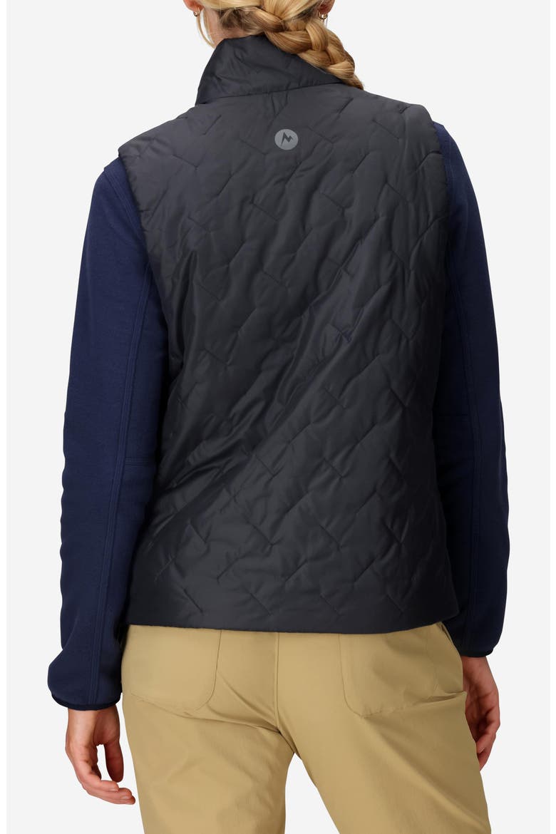 MonoQuilt Vest, Alternate, color, BLACK
