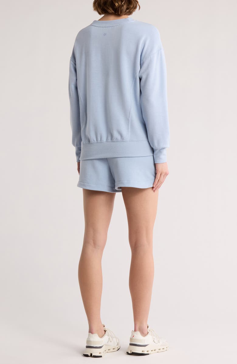 RBX Fleece Sweatshirt & Shorts Set, Alternate, color, Ice Water