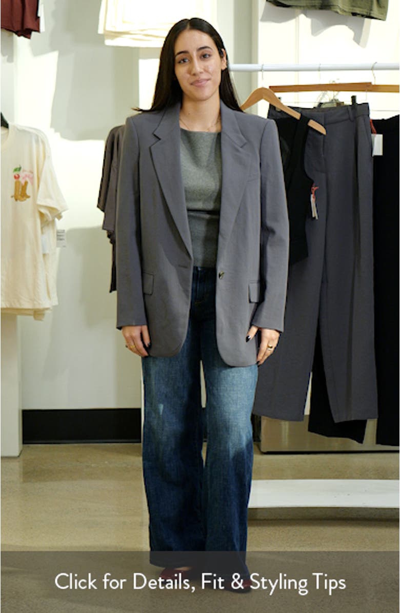 The Curator Relaxed Blazer, sales video thumbnail