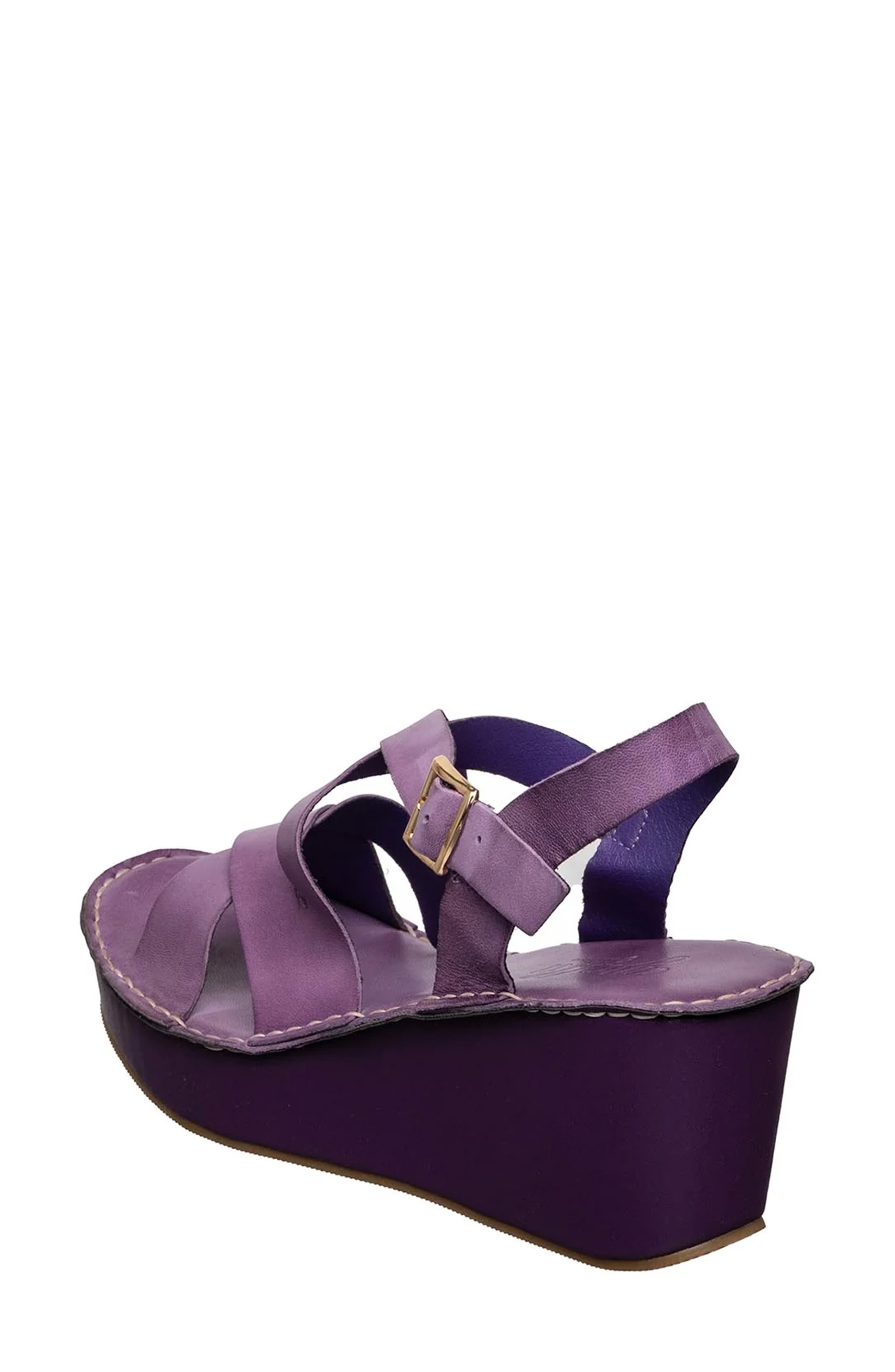 ANTELOPE Sari Platform Wedge Sandal, Alternate, color, Iris