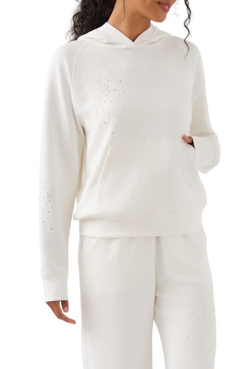 Rhinestone Embellished Hoodie