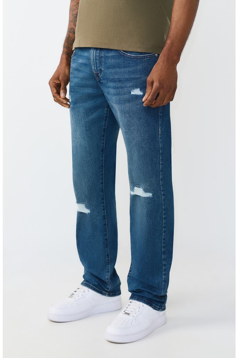 Ricky Signature Straight Jeans, Alternate, color, MEDIUM BLUE COMET
