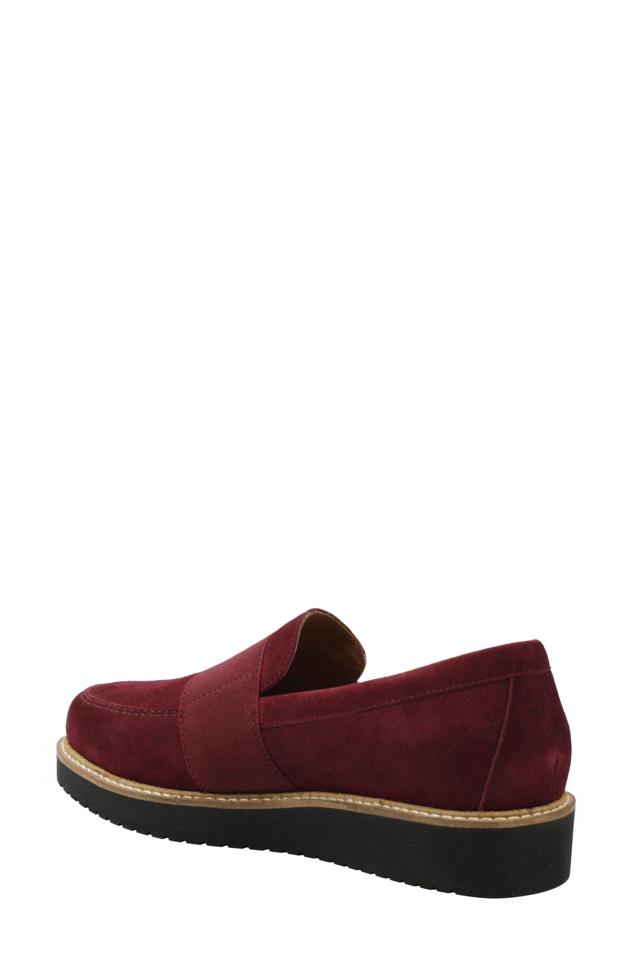Xanthus Loafer, Alternate, color, MULBERRY SUEDE
