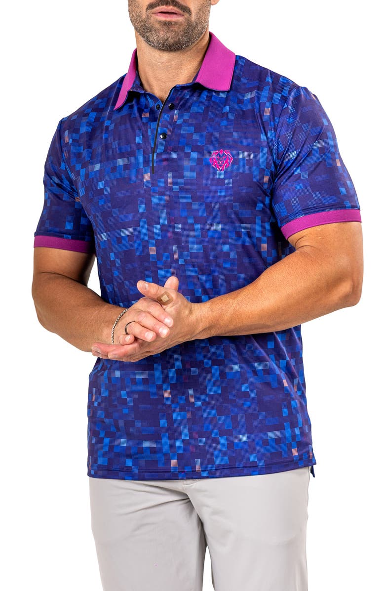 Maceoo Martyr0015 Print Golf Polo, Alternate, color, 