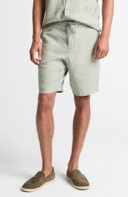 Vince Lightweight Hemp Linen Shorts