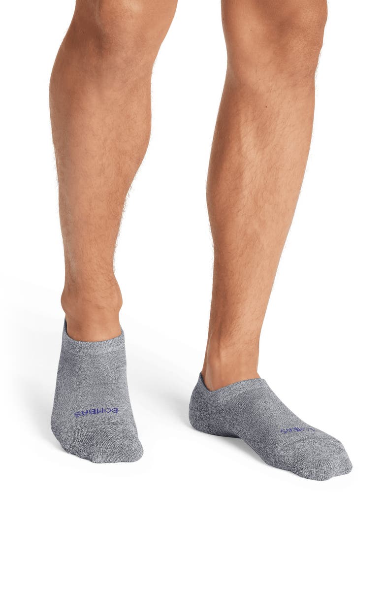 Bombas Marl Cushioned No-Show Socks, Alternate, color, 