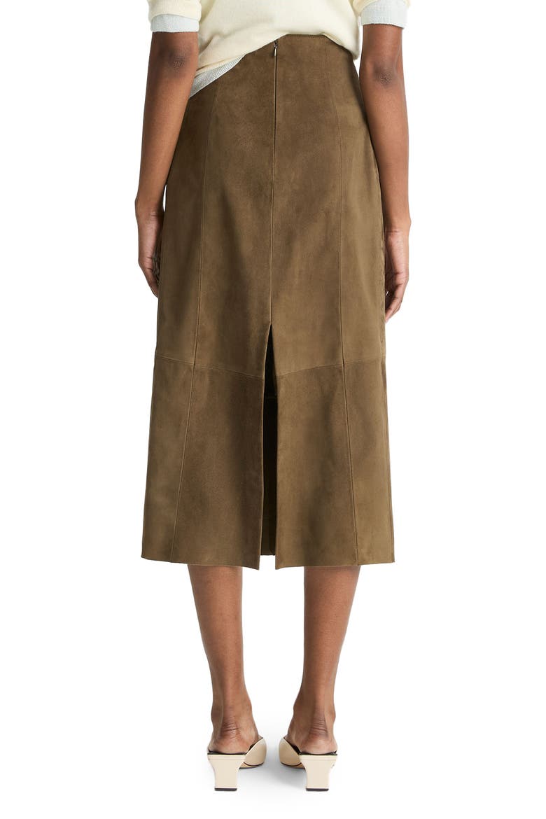 Slim Suede Skirt, Alternate, color, 396HZV-HAZEL VINE