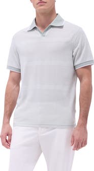 Bugatchi Tipped Johnny Collar Polo