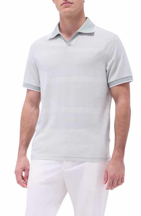 Bugatchi Tipped Johnny Collar Polo