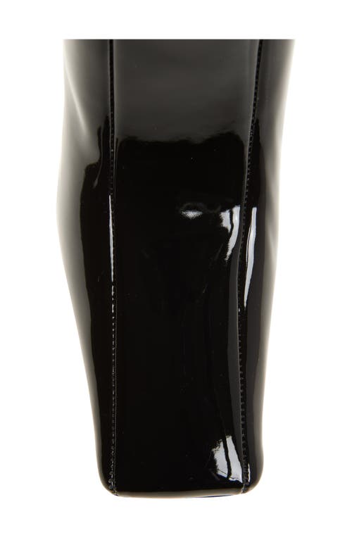 Stella Mccartney Square Toe Over The Knee Boot In Black