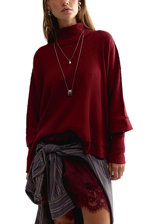 Moon Daisy Mock Neck Top