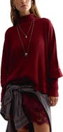 Free People Moon Daisy Mock Neck Top