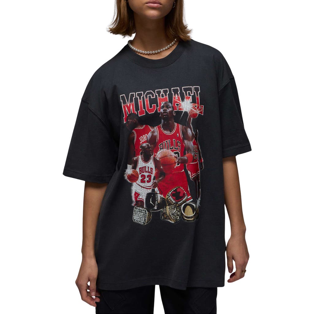 JORDAN JORDAN OVERSIZE MIXTAPE GRAPHIC T-SHIRT