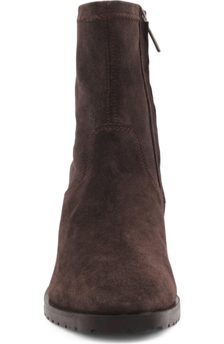 Aquatalia Roza Weatherproof Sock Bootie, Alternate, color, Mocha Suede
