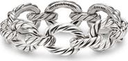 David Yurman Sculpted Cable Oval Link Bracelet in Sterling Silver, 18mm