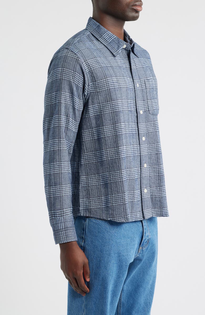 Corridor Ocean Parkway Cotton Blend Button-Up Shirt, Alternate, color, Blue
