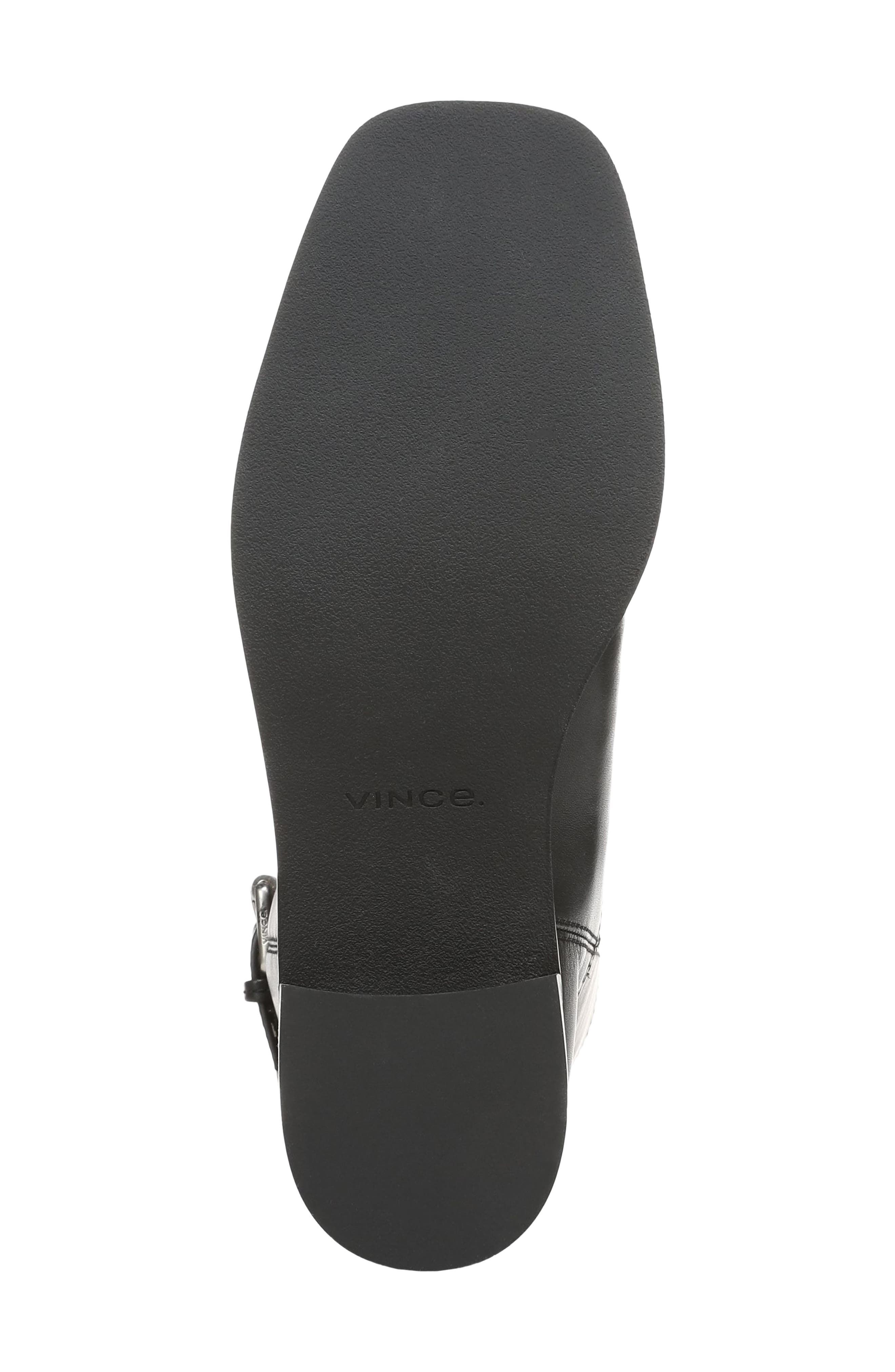 London Leather Bootie, Alternate, color, BLACK