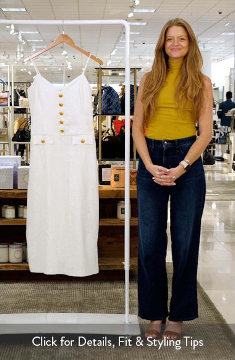 Linen Midi Dress, sales video thumbnail