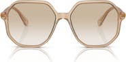 Swarovski 57mm Gradient Octagonal Sunglasses