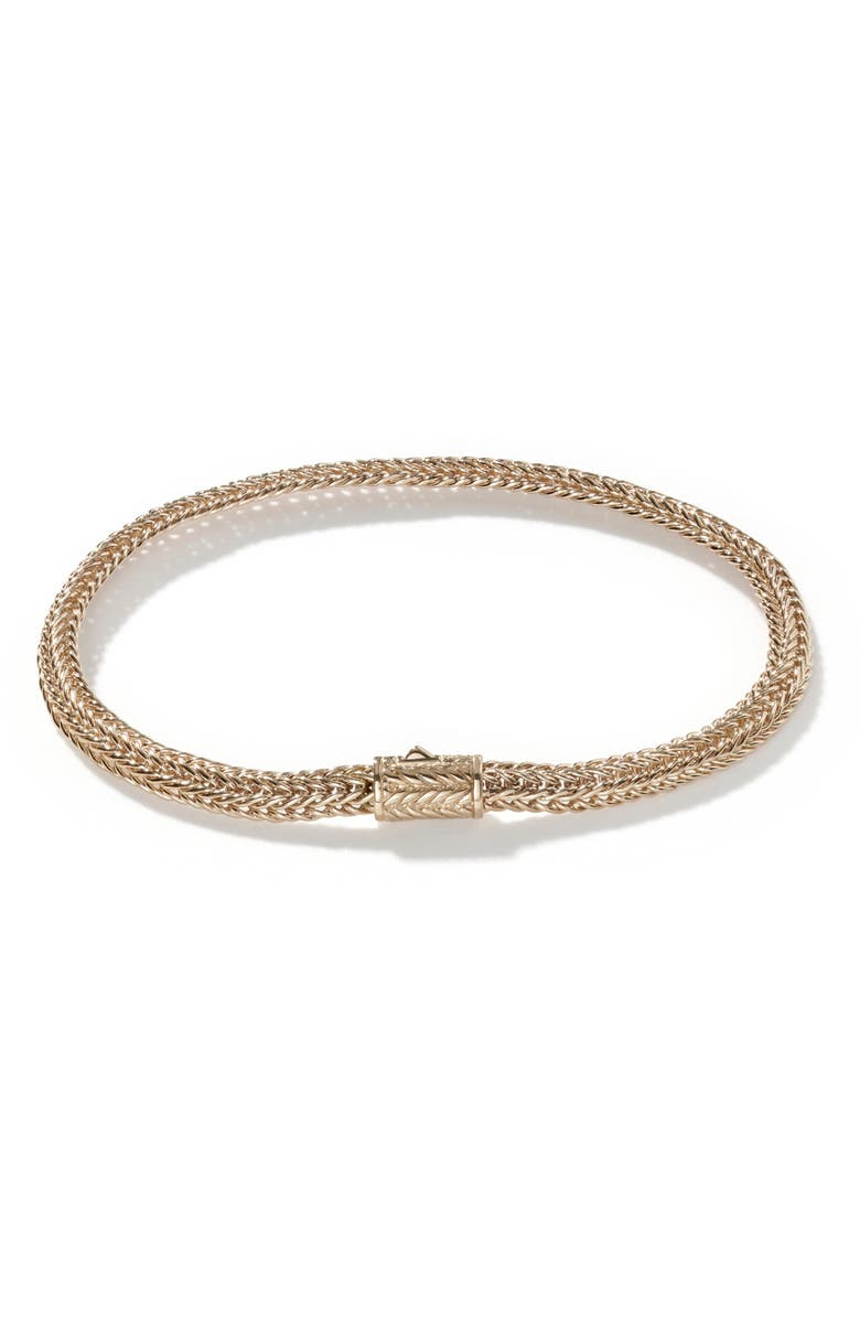 John Hardy Kami Chain Bracelet, Gold, 4.5mm, Main, color, Gold