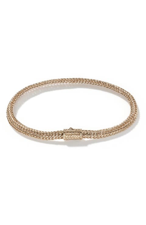 Kami Chain Bracelet, Gold, 4.5mm