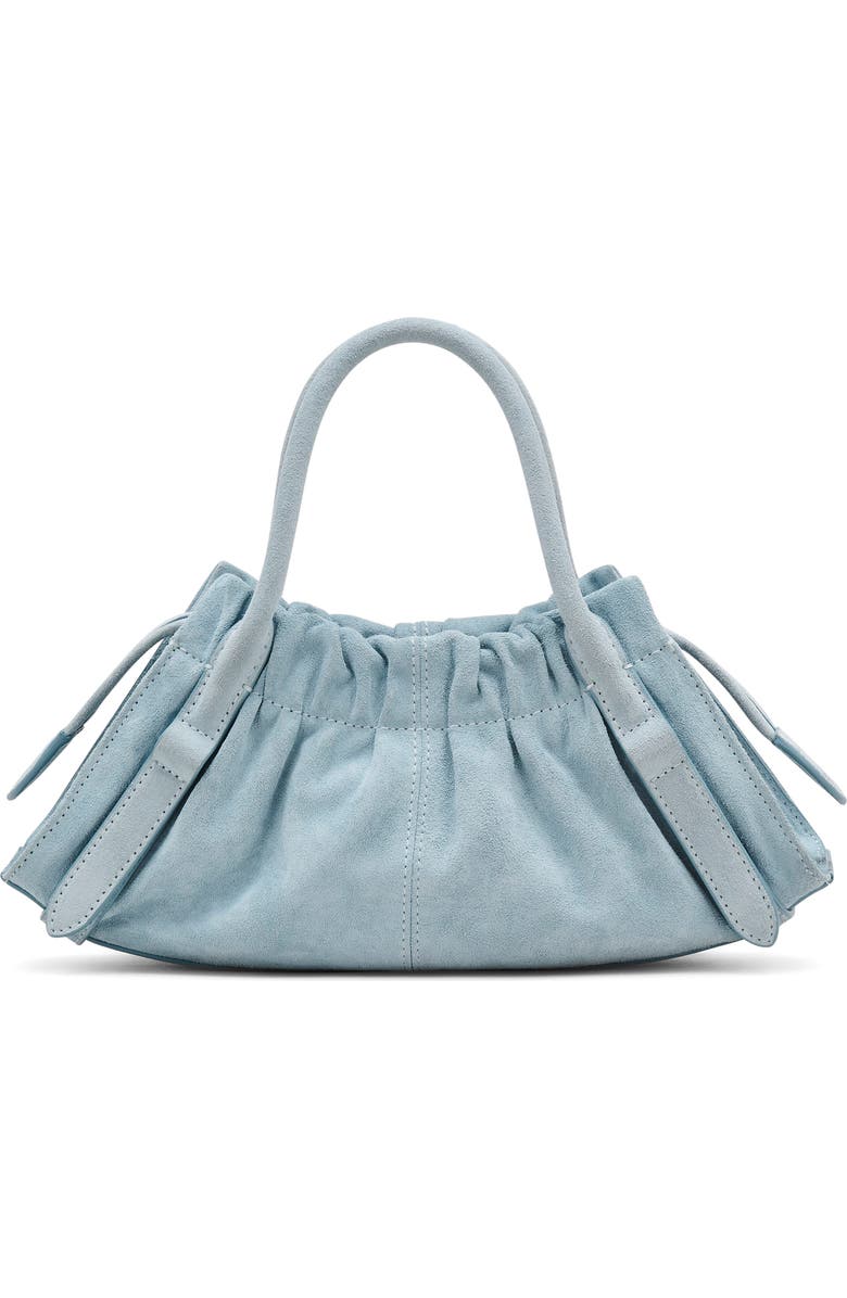Marc Jacobs The Small Suede Satchel, Alternate, color, Blue Mist