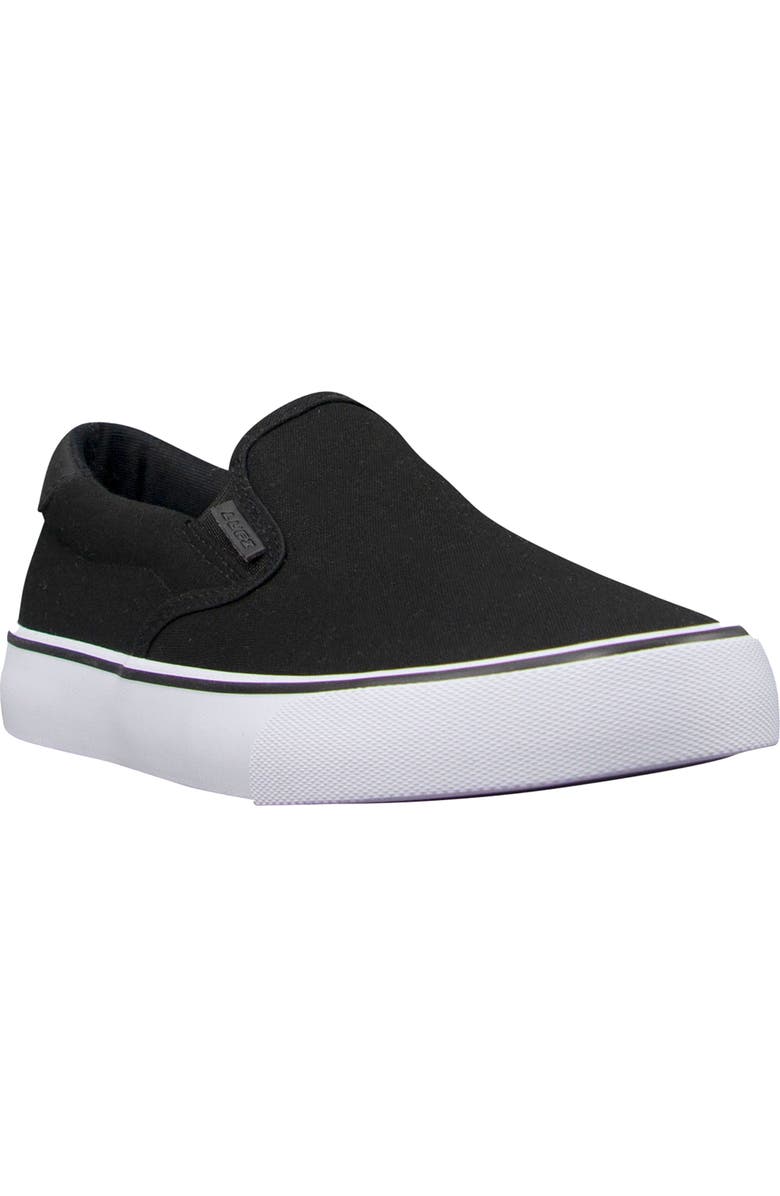 LUGZ Clipper Slip-On Sneaker, Main, color, Black/ White/ Black