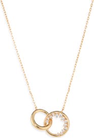 Astrid & Miyu Orbit Cubic Zirconia Pendant Necklace