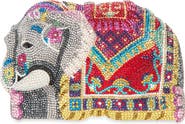 JUDITH LEIBER COUTURE Elephant Crystal Embellished Clutch