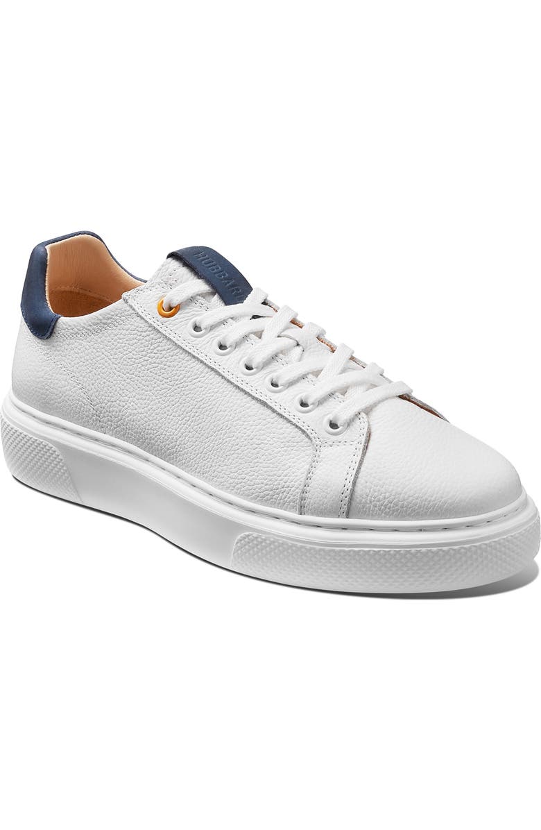 Samuel Hubbard Sunset Sneaker, Main, color, White/ Blue Leather