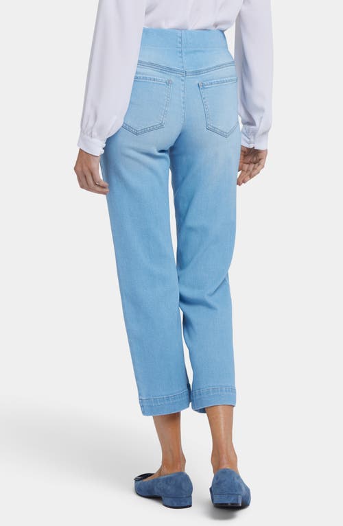 Nydj Bailey Pull-on Ankle Relaxed Straight Leg Jeans In Canary Beach