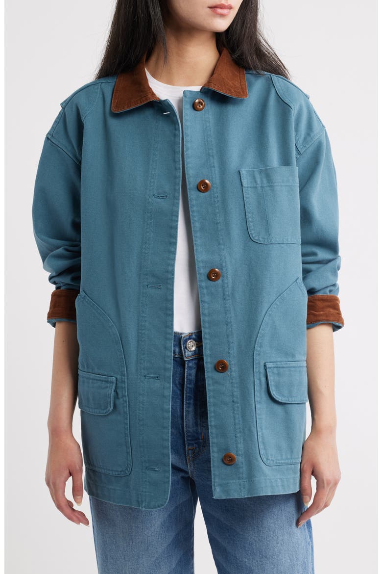 Pascual Barn Jacket, Main, color, CASPIAN BLUE