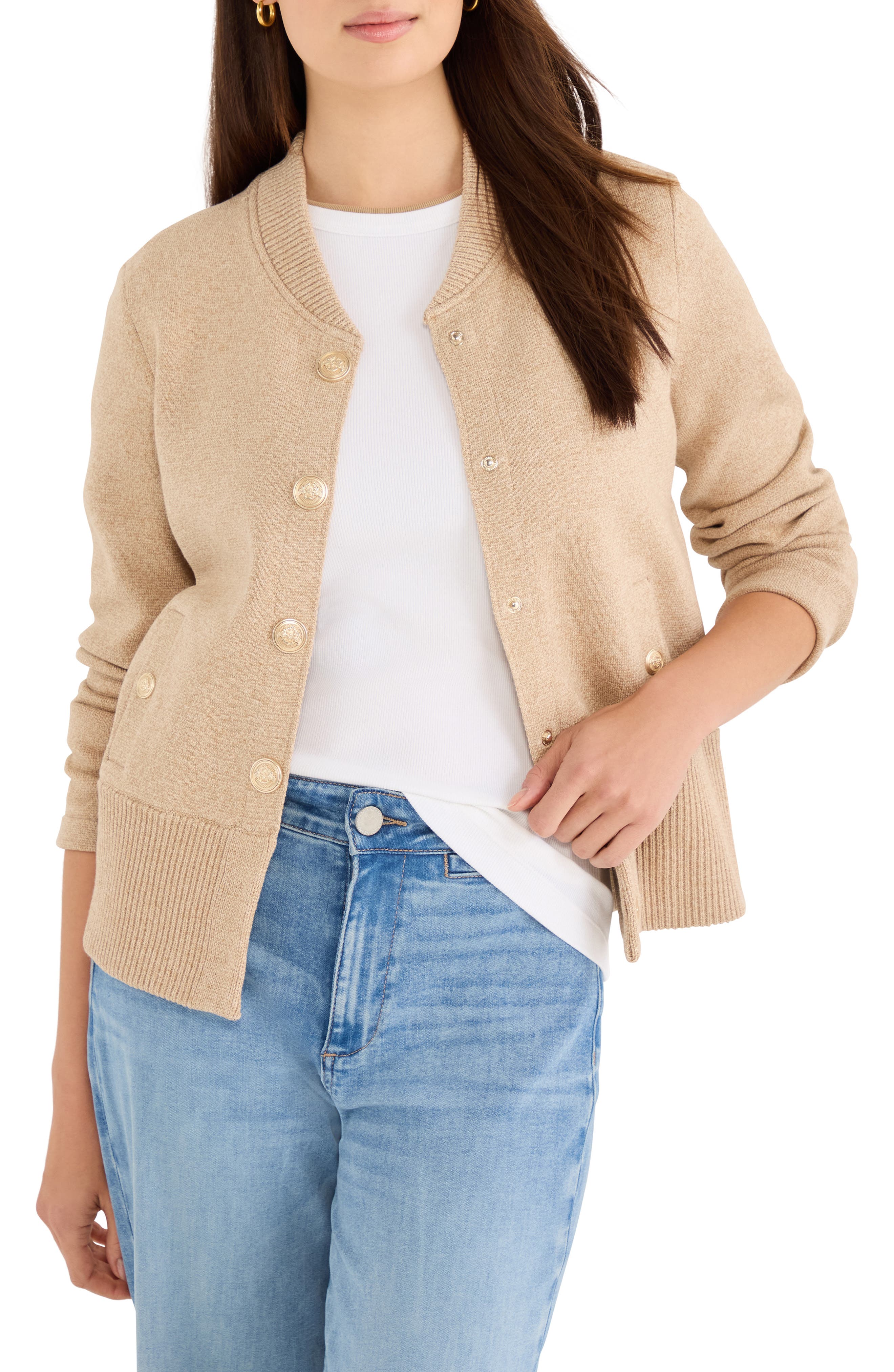 Knit Bomber Jacket