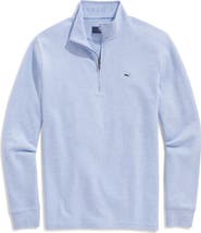 vineyard vines Saltwater Stripe Quarter Zip Pullover