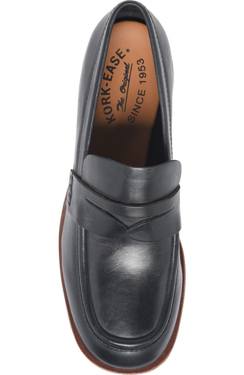 Kork-Ease<sup>®</sup> Keegan Penny Loafer Pump, Alternate, color, Black Leather