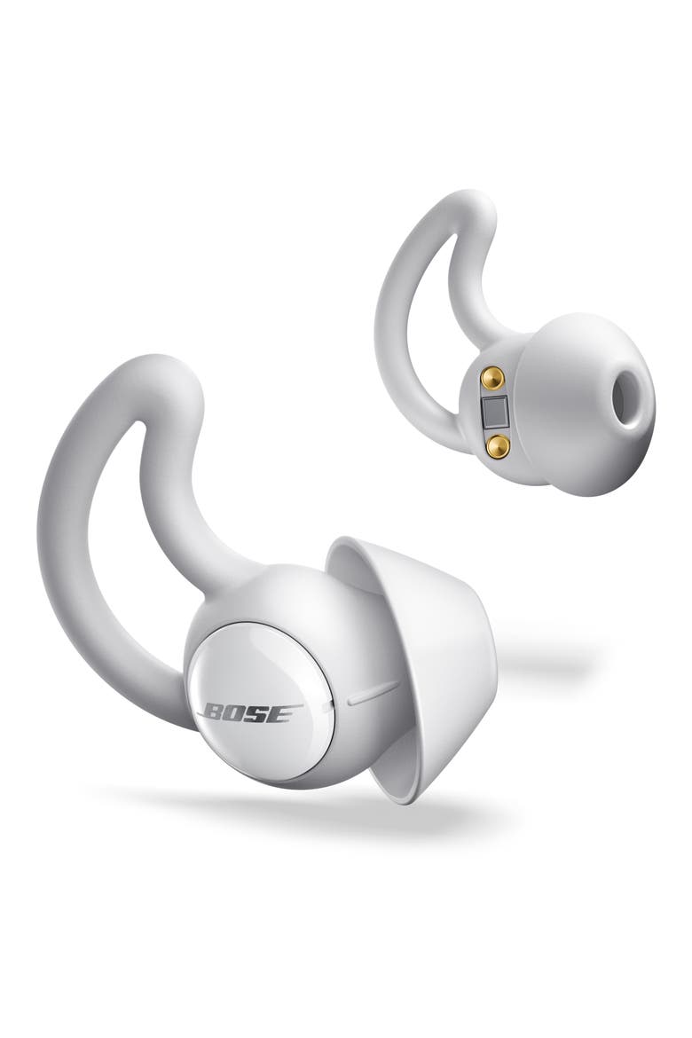 Noise Masking Sleepbuds Earbuds, Main, color, WHITE AND SILVER